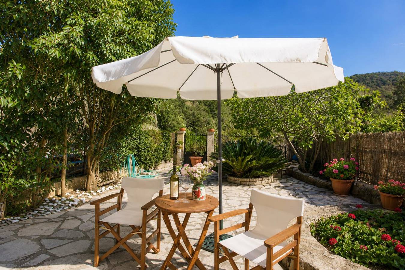 Geheel appartement, Vakantieappartement voor 2 personen met balkon in Agios Stefanos (Corfu), Corfu