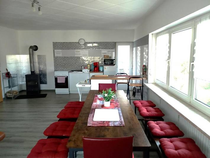 Ferienwohnung für 6 Personen, mit Balkon und Garten sowie Ausblick