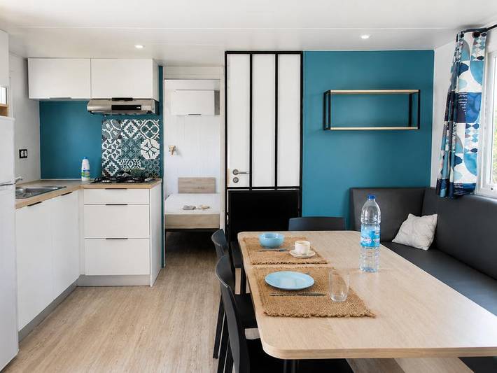 Camping Les Genêts - Mobilheim 6 personen - Familiär - 3 Schlafzimmer - Pergola in Sarzeau, Côte des Mégalithes