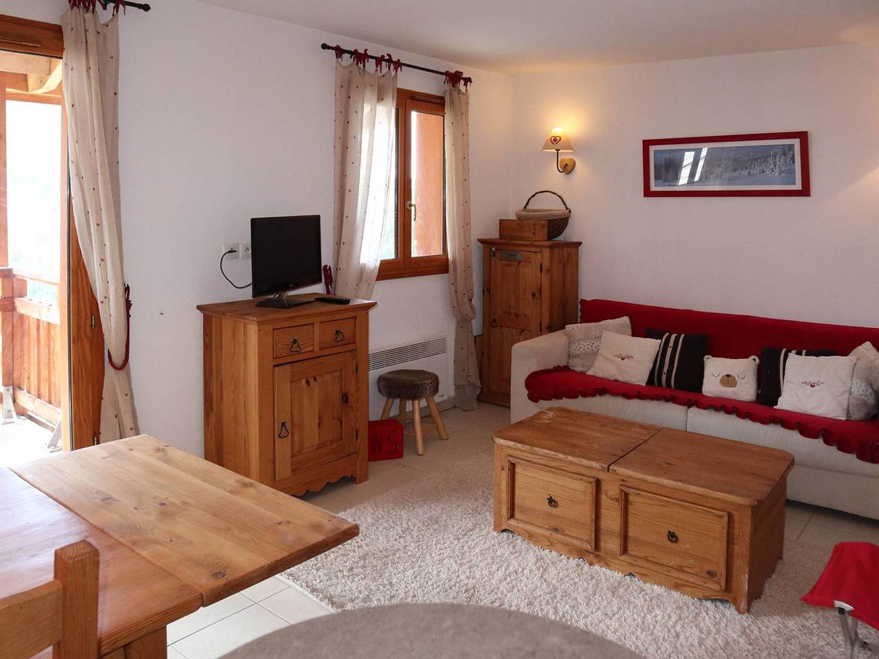 Appartement entier, Duplex 7 pers avec piscine, balcon, et box à skis - Les Orres 1800 in Les Orres, Parc national des Écrins