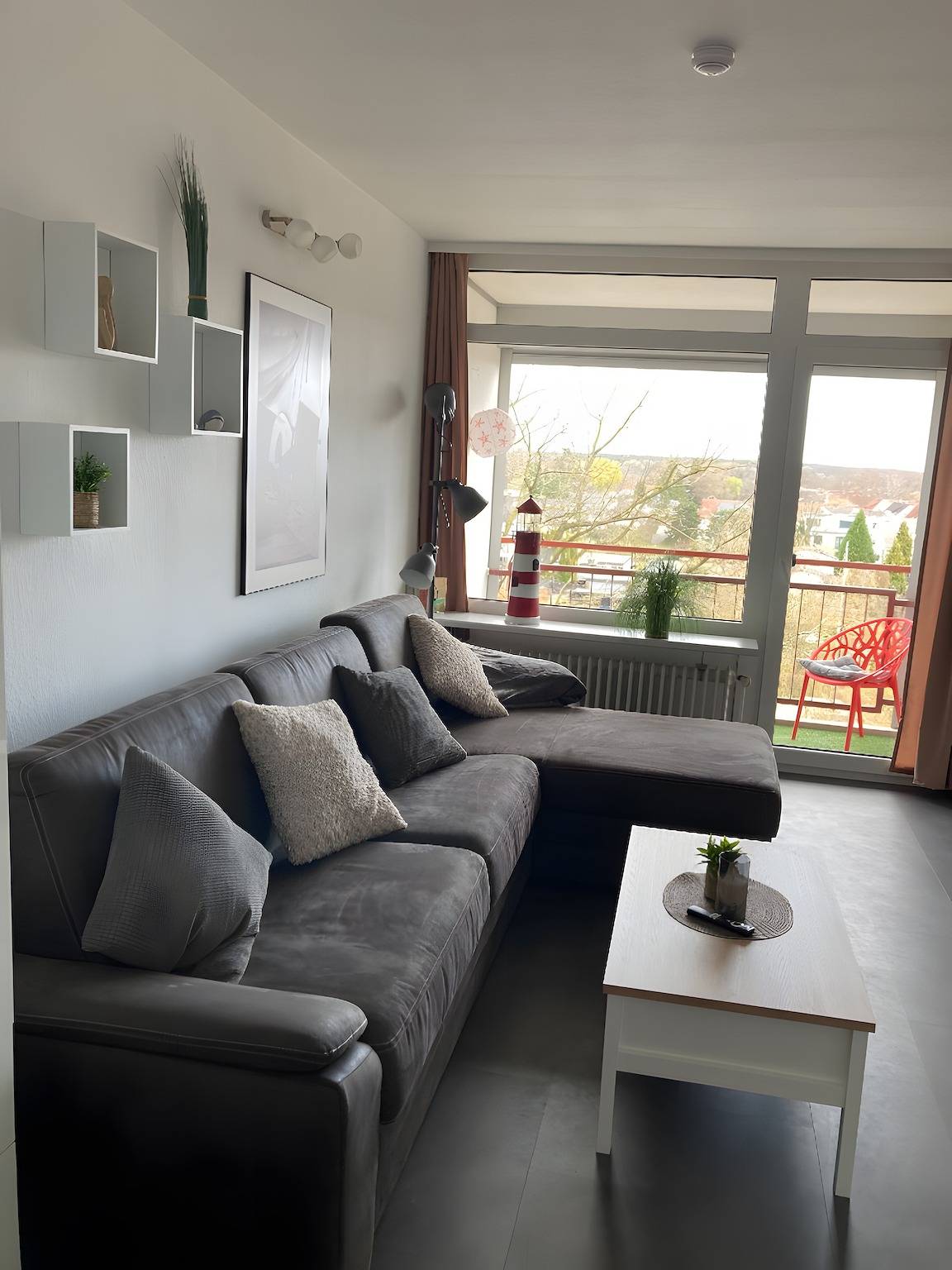 Ganze Wohnung, Ferienwohnung 'Leuchtturm' mit Balkon direkt am Steinhuder Meer in Wunstorf, Steinhuder Meer
