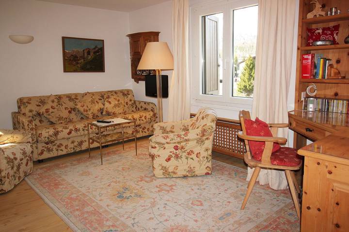 Ferienwohnung für 2 Personen, mit Garten und Sauna in Sils im Engadin/Segl
