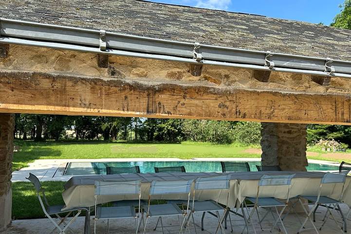 Location de vacances pour 17 personnes, avec piscine à Saint-Denis-d'Anjou