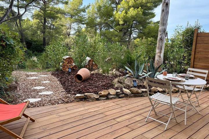 Appartement de vacances pour 2 personnes, avec jardin à Le Beausset