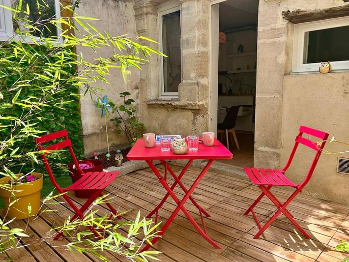 Appartement de vacances pour 2 personnes, avec Terrasse et Jardin à Dijon