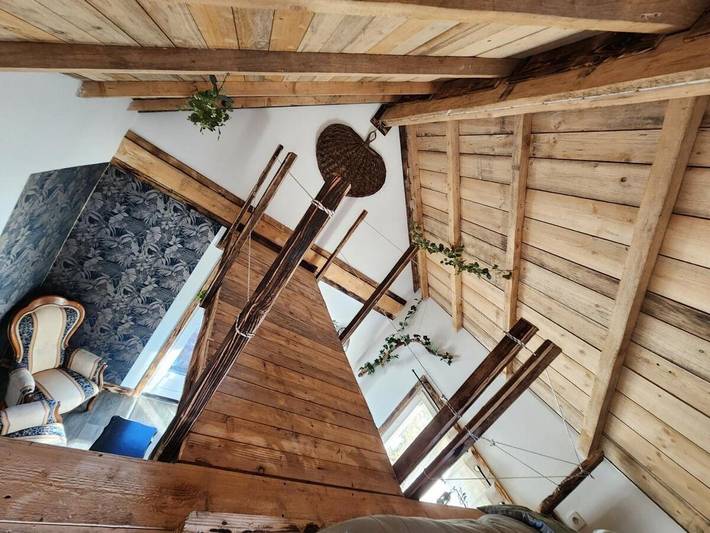 Gîte pour 2 personnes, avec terrasse ainsi que jardin et vue à Le Thillot - 3