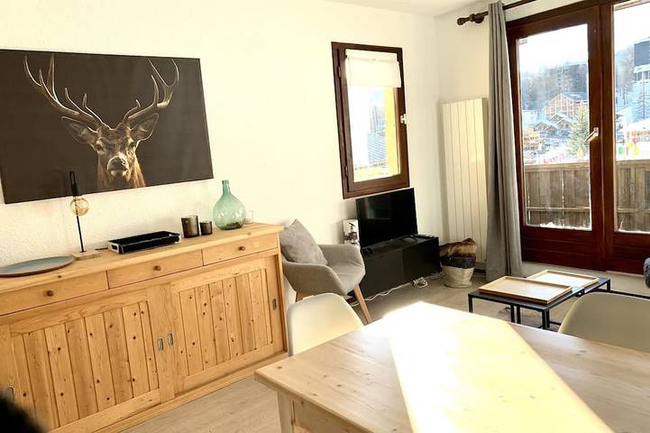 Appartement entier, Agréable appartement 6 pers. à Vars face aux pistes in Vars, Région de Briançon