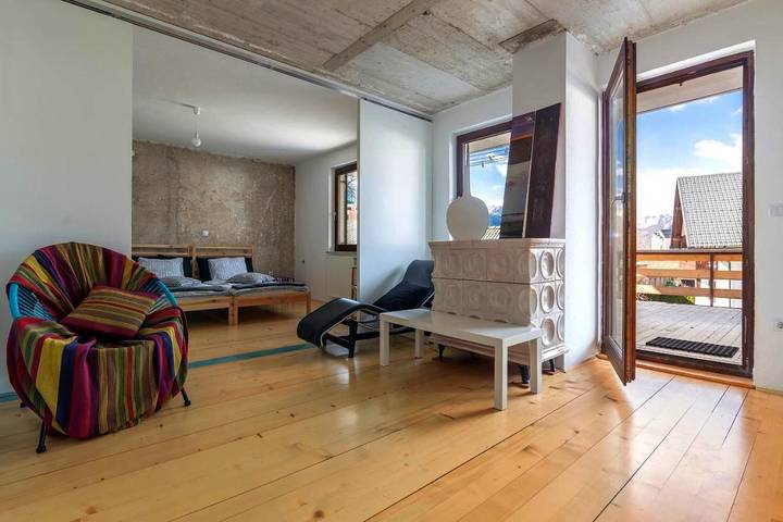 Gîte pour 5 personnes, avec balcon et vue dans Bohinjska Bistrica