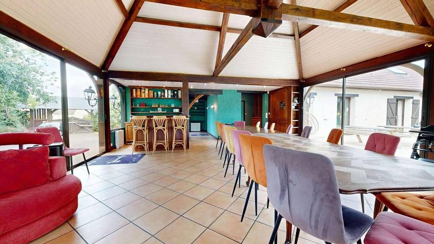 Location de vacances pour 15 personnes, avec sauna ainsi que jardin et jacuzzi, animaux acceptés à Hudimesnil - 2