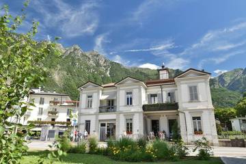 Gîte pour 4 personnes, avec jardin et balcon à Chiavenna