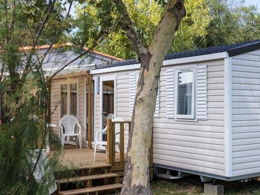 Camping Bel - Mobilhome 6 personnes - Mobil-home | Comfort | 3 Ch. | 6 Pers. | Terrasse surélevée in La Tranche-sur-Mer, Vendée
