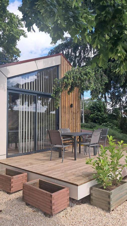 Gîte pour 4 personnes, avec Terrasse ainsi que Jardin et Vue à Villerest - 4