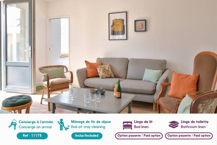 Location de vacances pour 10 personnes, avec terrasse et jardin à Plovan - 2