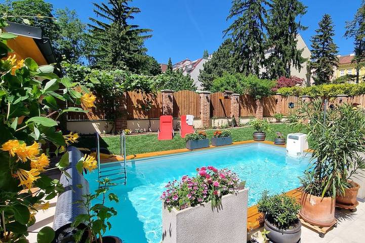 Apartamento entero, Magnífica vista verde, cerca de Schönbrunn, piscina, niños hasta 12 años gratis in Viena, Donau Niederösterreich