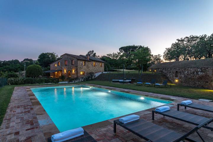 Villa pour 9 personnes, avec Jardin à Montepulciano