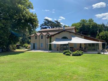 Chambre d’hôte pour 2 personnes, avec vue et jardin à Le Temple-sur-Lot