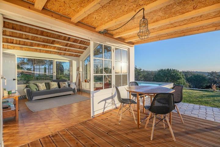 Location de vacances pour 4 personnes, avec jardin ainsi que piscine et vue, animaux acceptés à Melides - 2