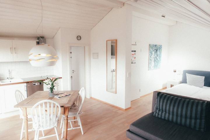 Ferienwohnung für 3 Personen, mit Ausblick und Balkon, mit Haustier bei Neuschwanstein