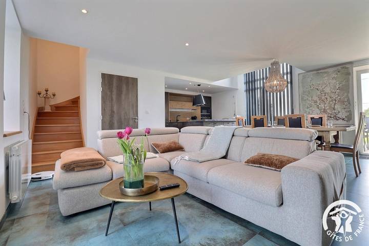Gîte pour 6 personnes, avec jardin ainsi que jacuzzi et sauna à Mont-Dol - 4