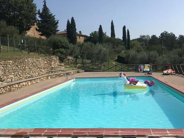 Location de vacances pour 4 personnes, avec vue ainsi que jardin et terrasse à Castellina in Chianti - 2