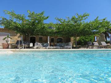 Chambre d’hôte pour 2 personnes, avec jardin ainsi que vue et piscine à La Cadière-d'Azur
