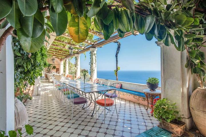 Villa voor 16 personen met tuin in Positano, Sorrento Coast