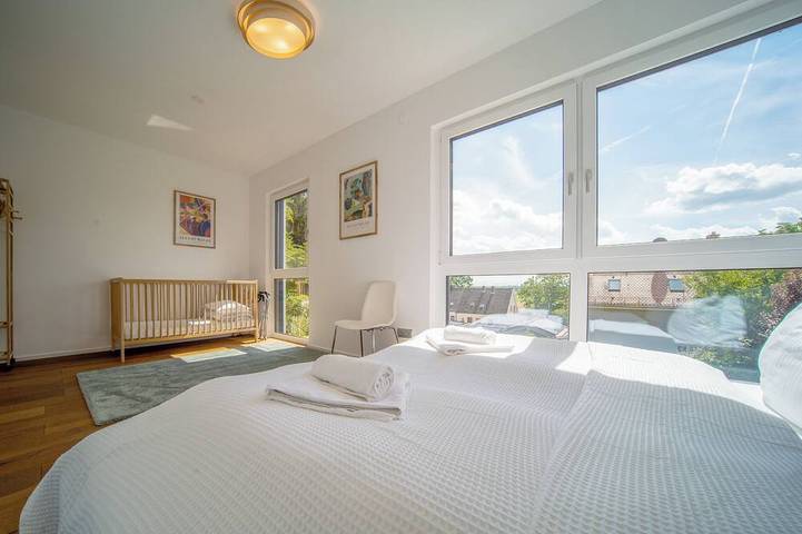 25 Min nach München Luxus-Villa 370 m² Wärmepumpe Aircon 5Sz 5Bz in Eching, Landkreis Freising