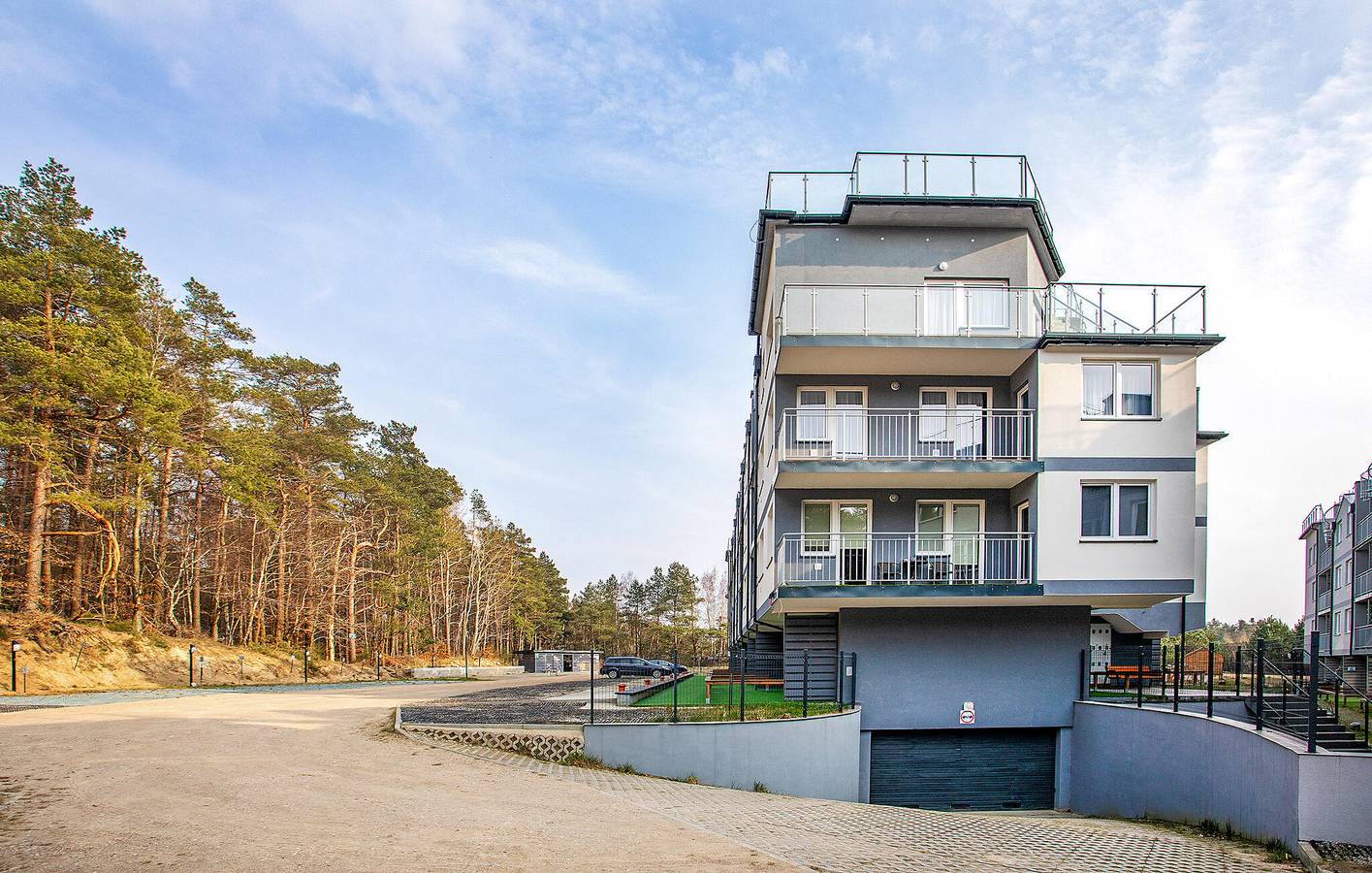 Ganze Ferienwohnung, Ferienwohnung für 4 Personen mit Terrasse in Dębina, Garder See (Polen)