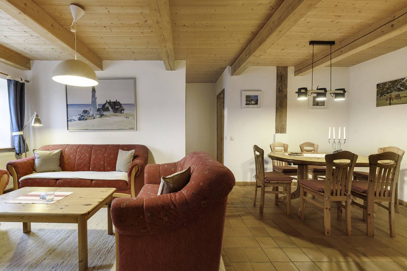 Ganze Wohnung, Ferienwohnung 'Haus Mühlenhof 5' mit Gemeinschaftsgarten und Wi-Fi in Hillgroven, Wesselburen und Umgebung Region