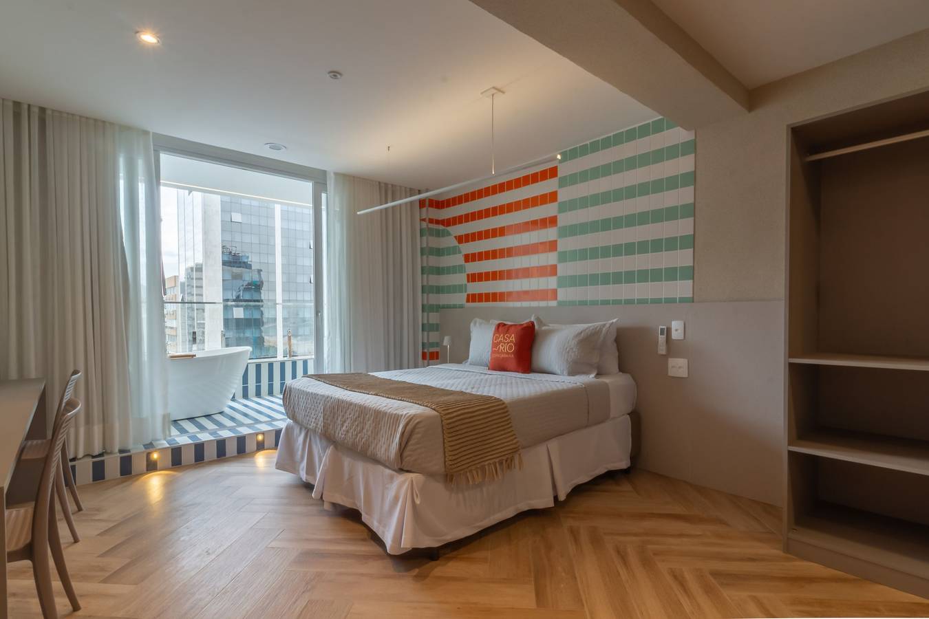 Apartamento entero, Sea View and Balcony with Bathtub | Q19 in Copacabana, Río de Janeiro