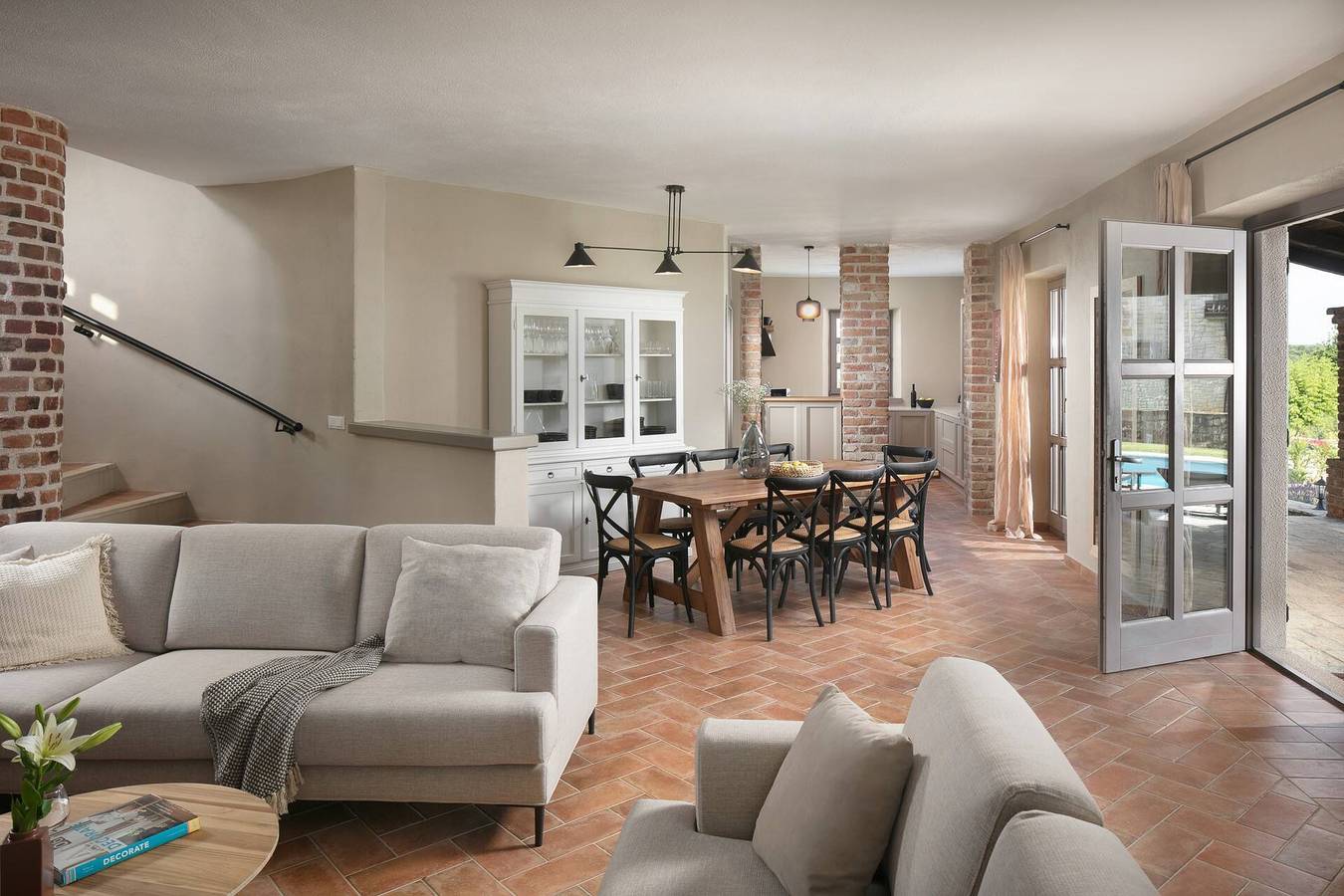 Rustikale Villa Calluna mit Pool in Istrien, Panoramablick, tierfreundlich in Sveti Lovreč Pazenatički, Zentralistrien