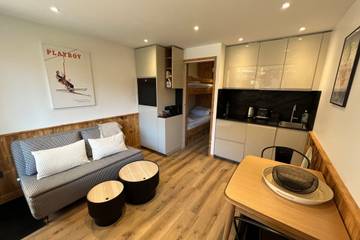 Gîte pour 4 personnes, avec balcon, adapté aux familles à Val-d'Isère