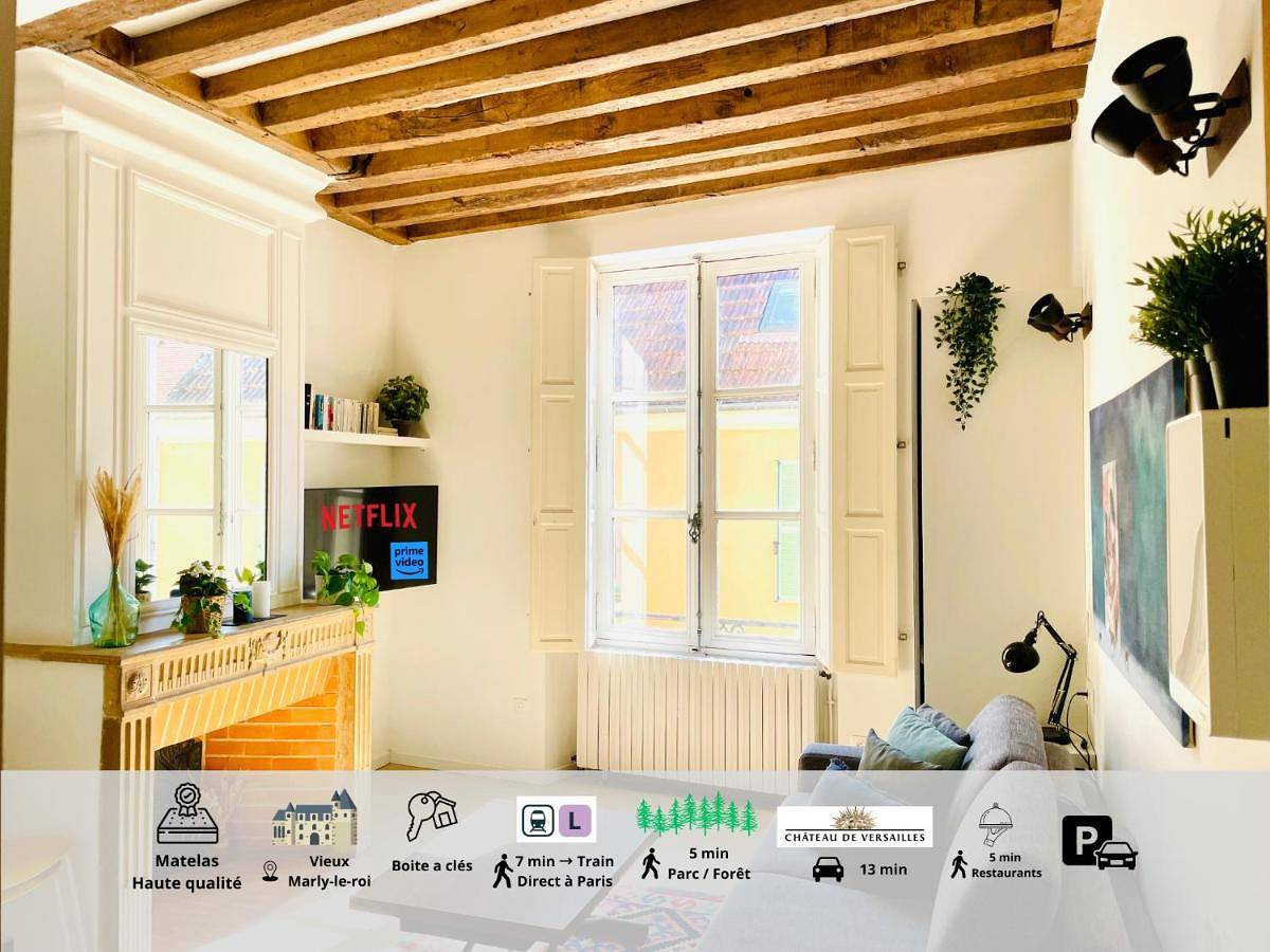 Appartement entier, Chaleur et caractère - Studio #5 - Casa Londono in Marly-le-Roi, Yvelines