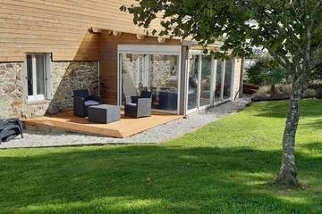 Gîte pour 6 personnes, avec jardin, animaux acceptés à Guéhébert