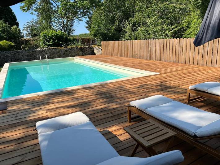 Gîte pour 4 personnes, avec piscine ainsi que jardin et vue à Hautefort - 4