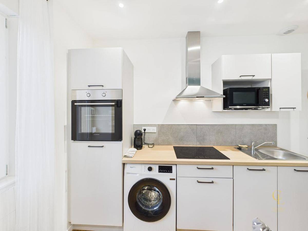 Appartement entier, T2 tout confort - 4 pers - Lave-linge et loisirs - appartement 12 in Saint-Marc, Territoire de Belfort