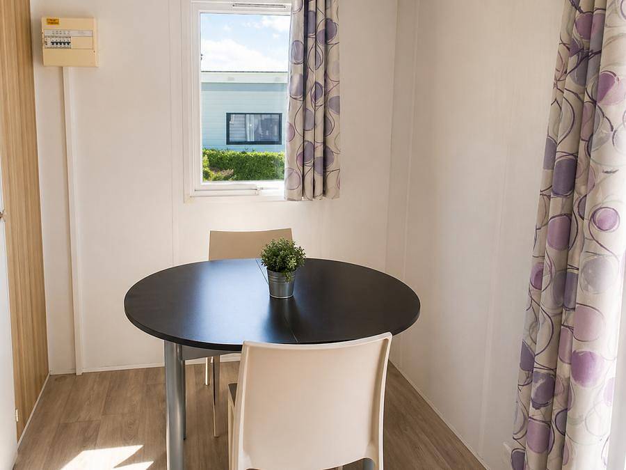 Camping Sites et Paysages - Camping de la Baie - Stacaravan 2 personen - Privilège 1 slaapkamer - Onoverdekt terras - 21 m2, foto 6