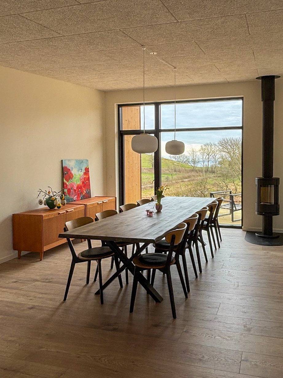 Holzhaus auf einem großen Naturgrundstück mit Meerblick und Wellnessbereich in Broager, Flensburger Förde (Dänemark)