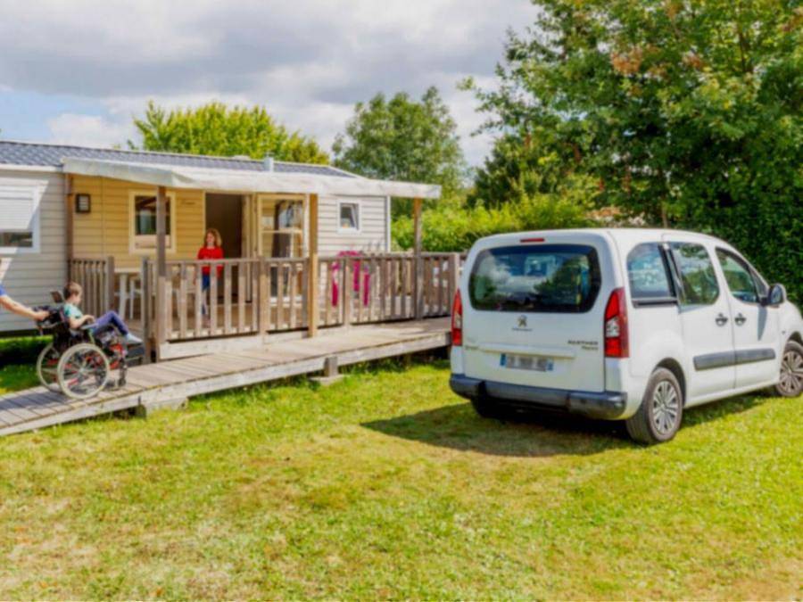 Camping Paradis - De la Motte  - Mobilheim 4 personen - M.Home Privilege Pmr 2 Schlafzimmer 33M2 in Vendrennes, La Roche-sur-Yon und Umgebung