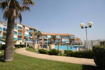 Gîte pour 4 personnes, avec jardin ainsi que piscine et vue, animaux acceptés à Frontignan