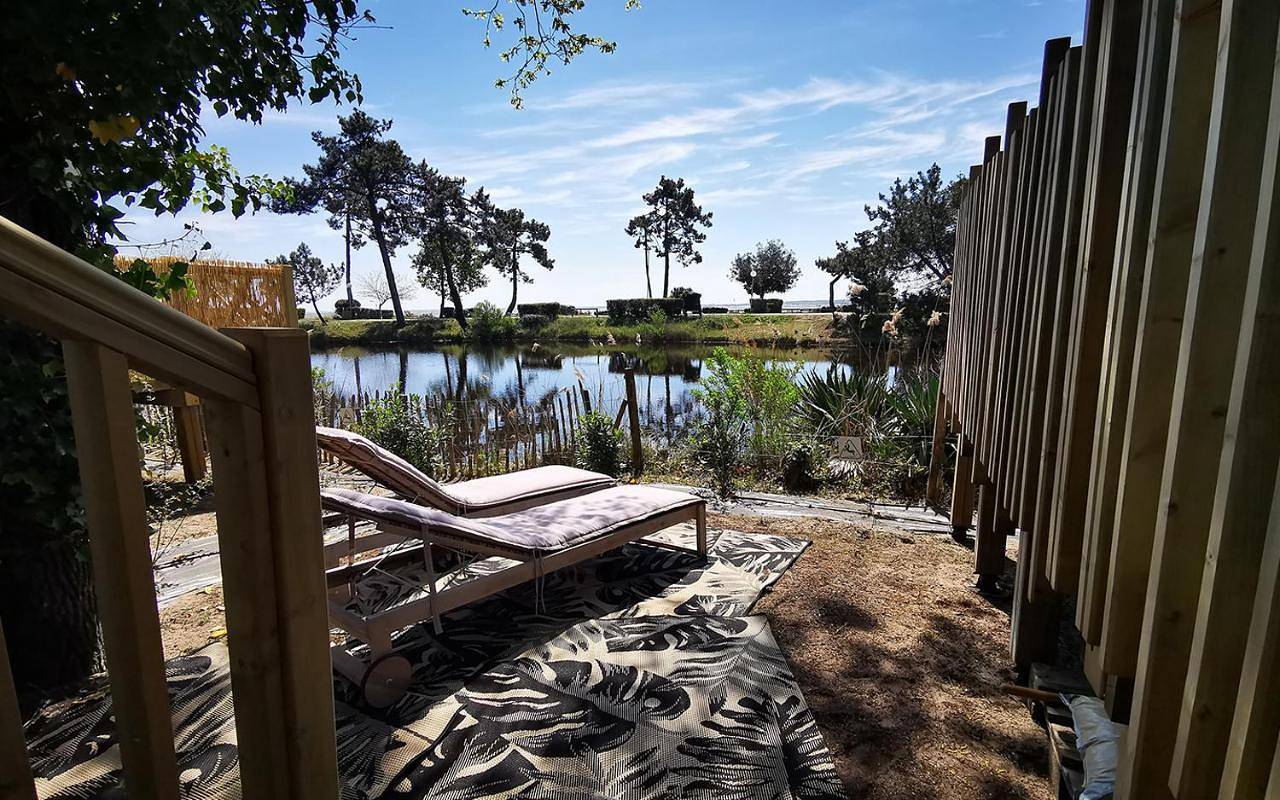 Le Bungalow du Ferret - Mobil Home Premium avec vue bassin d'Arcachon in Lège-Cap-Ferret, Région d'Arcachon