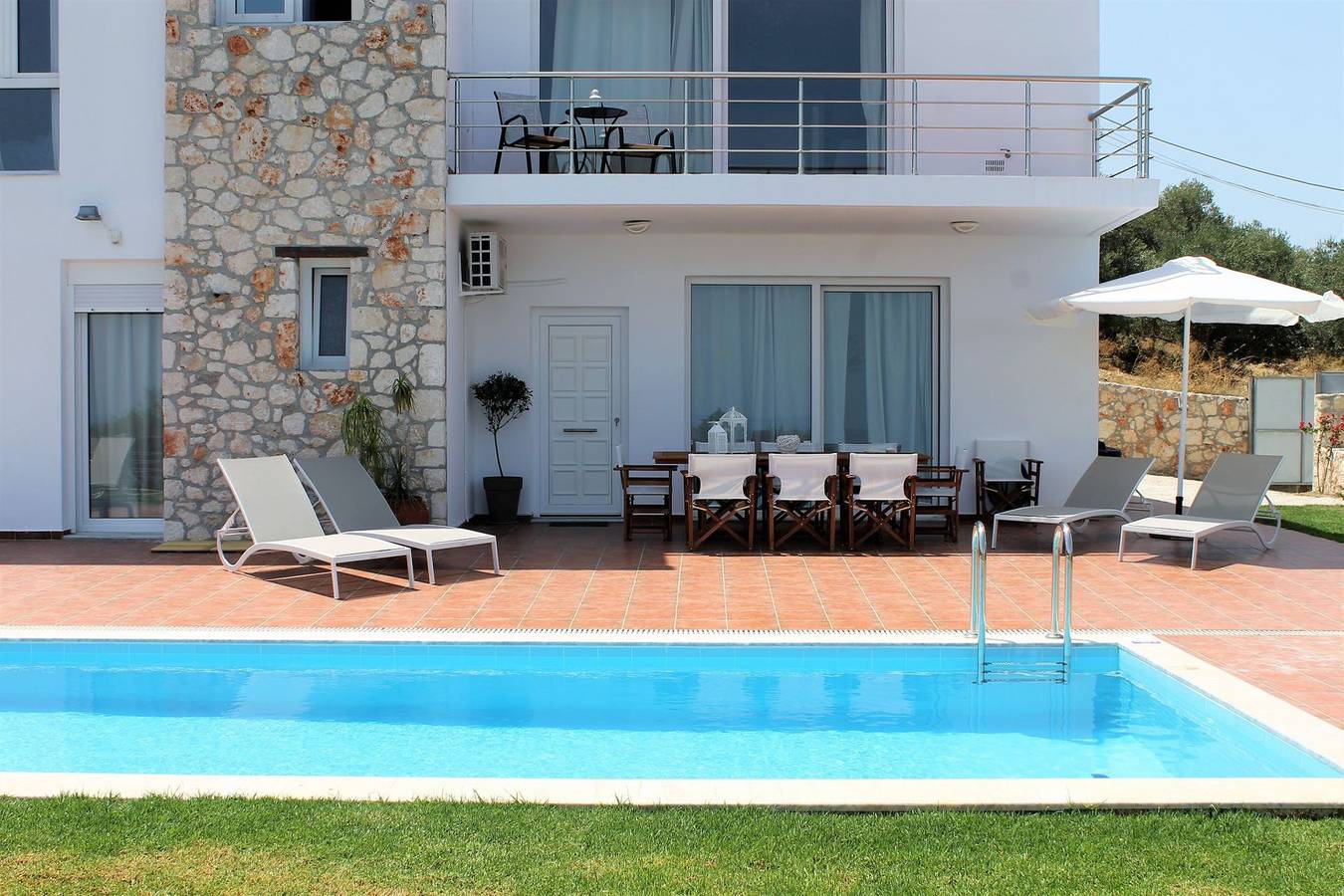 Wonderful Chania Villa | Villa Chiaotzu | 3 Bedrooms | Spacious Private Garden | Private Pool | Bbq  and Outdoor Dining Area | Terma Theofani Vamvounaki in Daratsos, Chania region