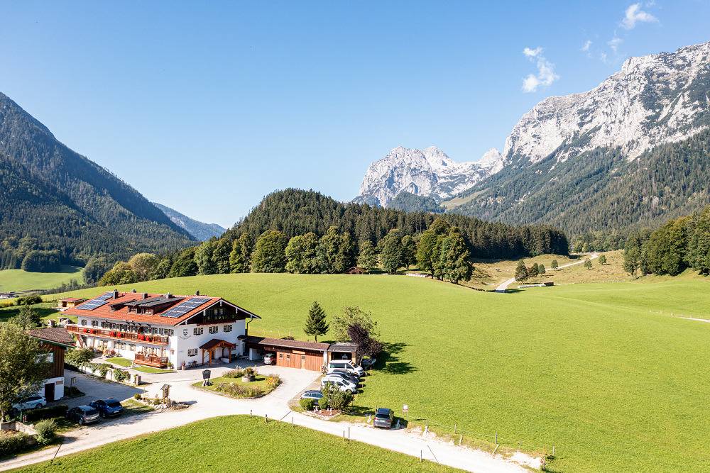 Ganze Ferienwohnung, Gästehaus Hinterponholz - Ferienwohnung Nr. 3, Ostbalkon, W-Lan, 1 Schlafzimmer in Hintersee, Ramsau bei Berchtesgaden