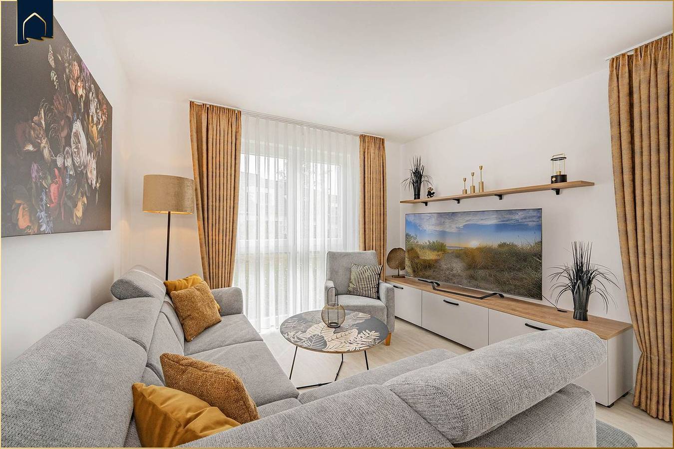 Ganze Wohnung, Modernes Appartement mit Balkon – strandnah und familienfreundlich in Kölpinsee, Loddin
