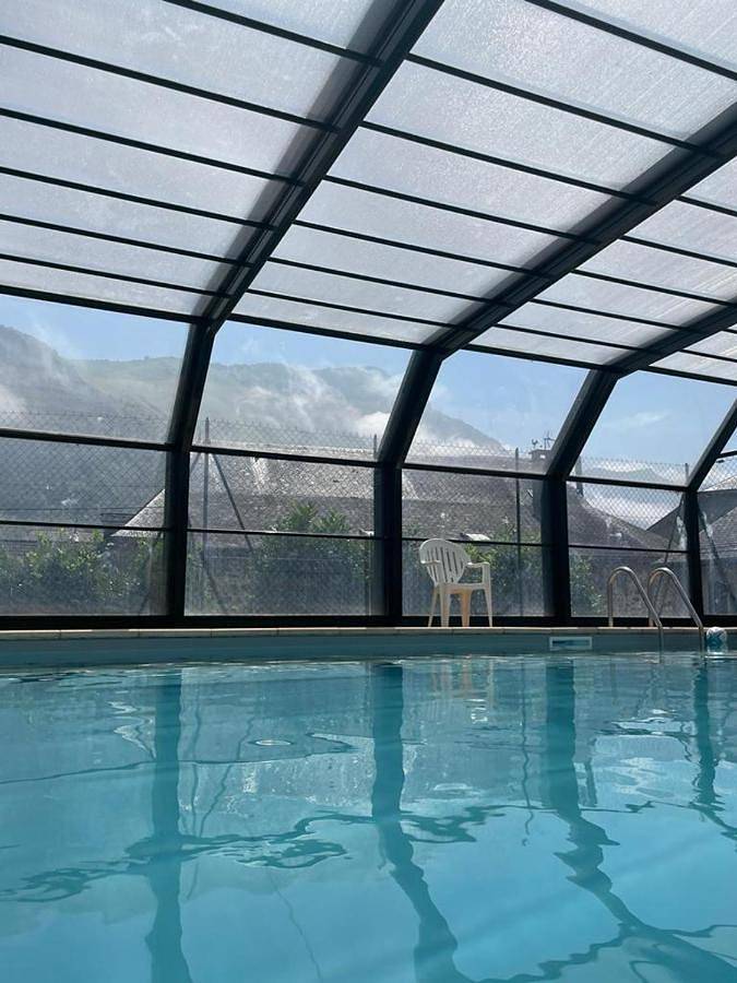 Appartement de vacances pour 3 personnes, avec piscine ainsi que vue et jardin