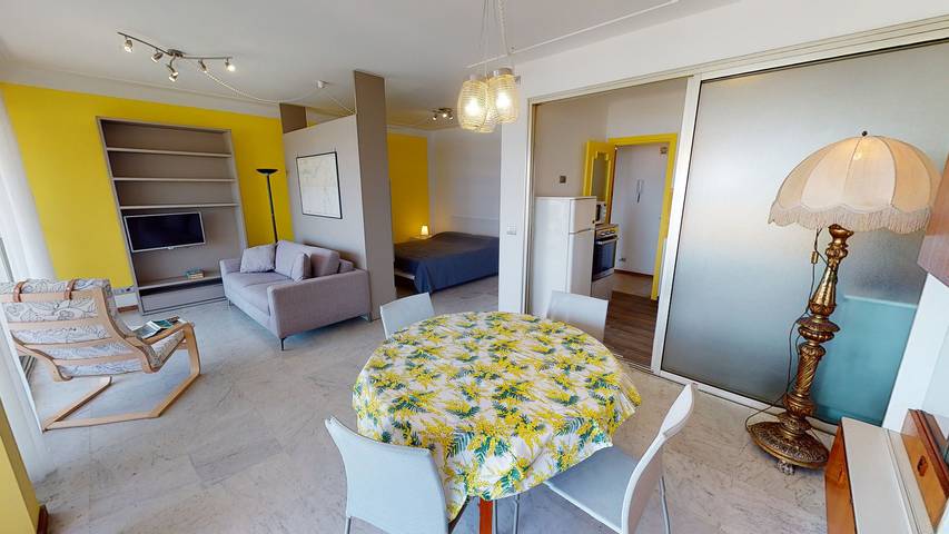 Gîte pour 4 personnes, avec terrasse et vue sur l’océan à Menton - 3