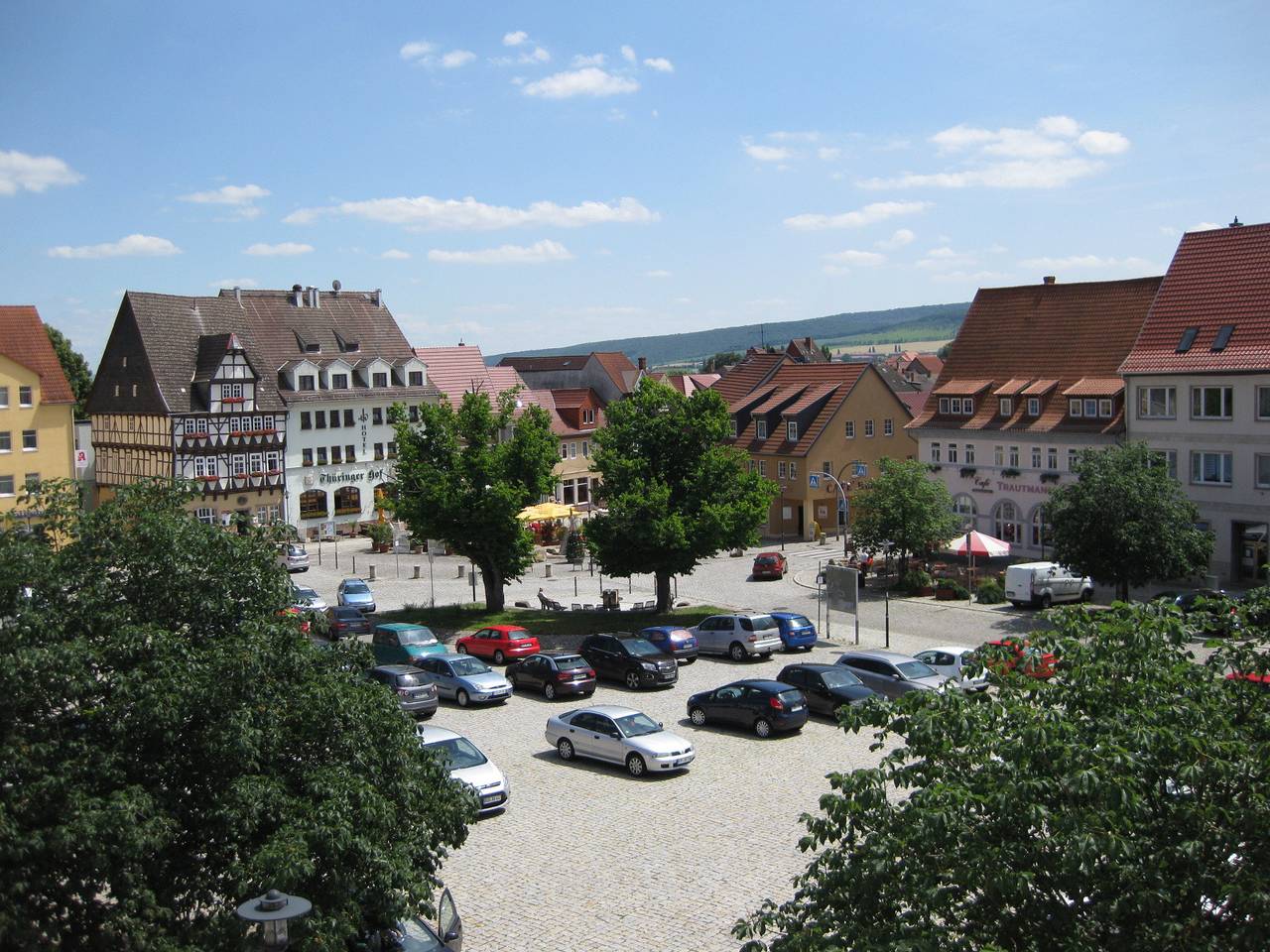 Ganze Ferienwohnung, Hotel garni Anger 5 - Economy-Zimmer in Bad Frankenhausen, Region Kyffhäuser