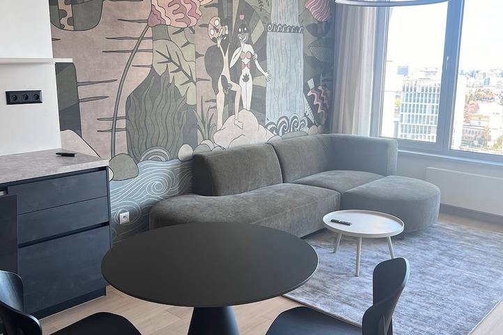 Holiday rental for 2 people, with balcony in Bratislava