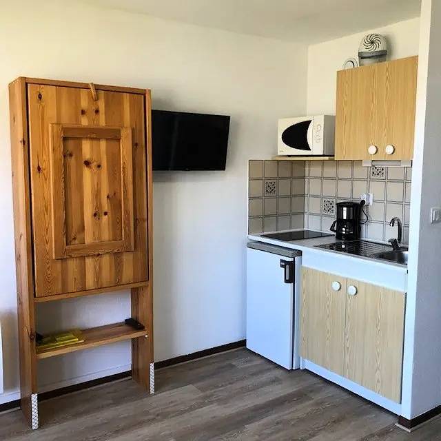 Studio pour 4 personnes, avec Balcon