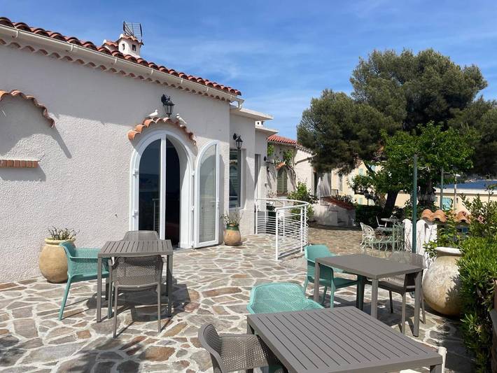 Hôtel pour 2 personnes, avec terrasse et jardin dans Plage Saint-Clair